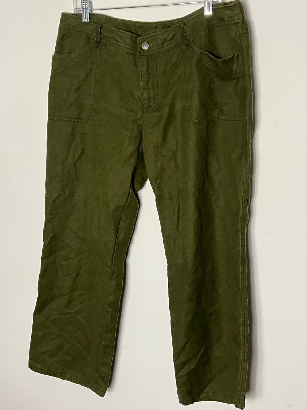 Patagonia Hemp Over Stone Pants Green Straight Leg 12